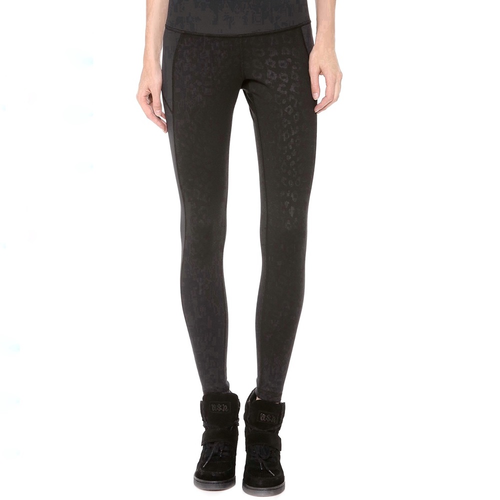 Michi black leopard print stardust leggings